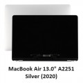 Genuine Apple Macbook Air 13.0"  A2251 (2020) Complete Screen Top [Silver]